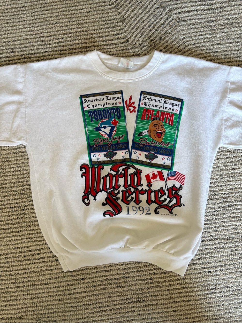 Toronto Blue Jays 1992 World Series Crewneck